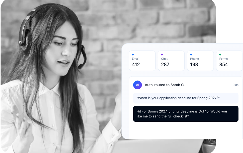 leadsquared assigns each new inquiry to the right rep based on campus, program, or availability